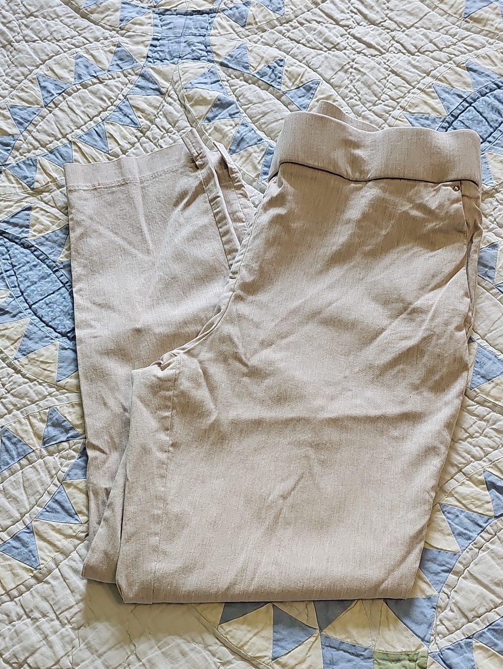 Counterparts Beige Straight-Leg Chinos